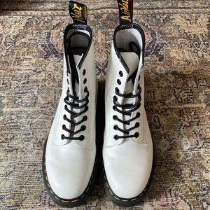 Doc Martens 1460 Bex White Size 8 Womens - Worn once!